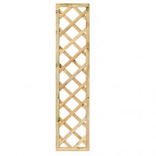 Trellis geïmpregneerd diagonaal met rechte lijst 180x40 cm